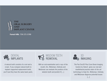 Tablet Screenshot of oralsurgeryandimplantcenter.com
